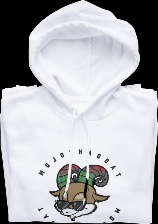 Around the World "MOJOTHAGOAT" Comfortable Hoodie ~ Original Black Letters