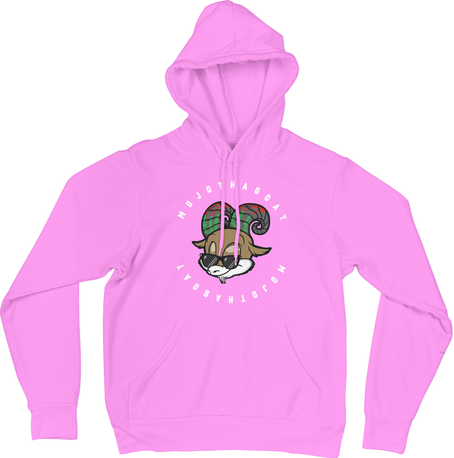 Around the World "MOJOTHAGOAT" Hoodie ~ Original White Letters